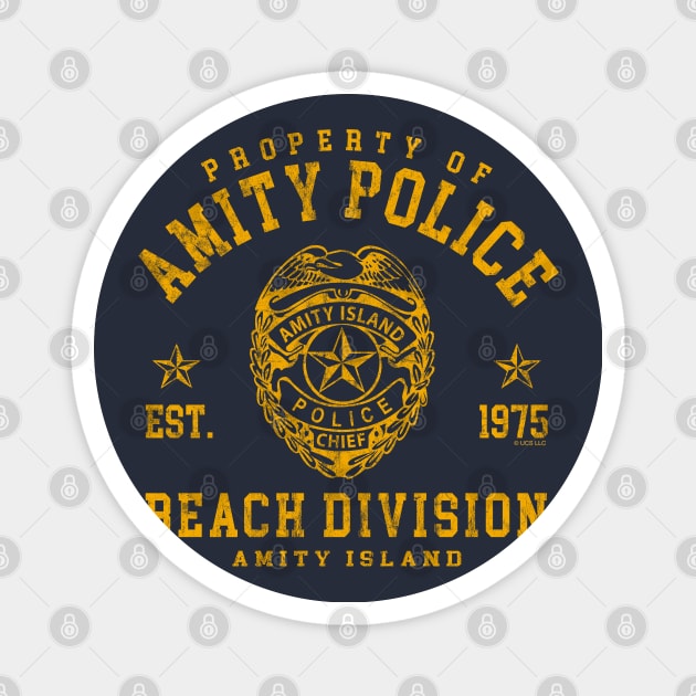 Property of Amity Police Worn (Universal © UCS LLC) Magnet by Alema Art